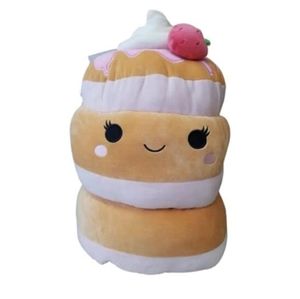 Squishmallows Rare 18-inch Original Sawtelle Strawberry Shortcake Pancakes